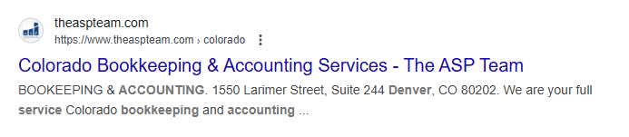 trimmed meta description